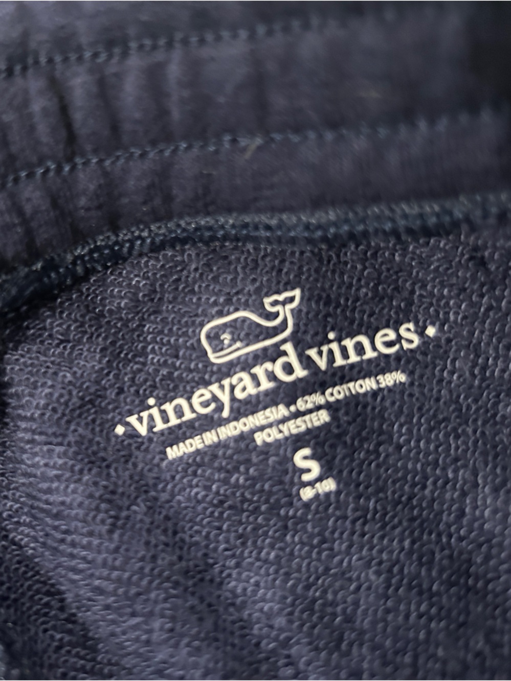 Vineyard Vines Boys Navy Drawstring Shorts - Picture 3 of 4